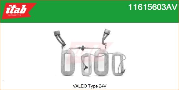 ITAB AUTOMOTIVE 11615603AV - Inducteur, démarreur cwaw.fr