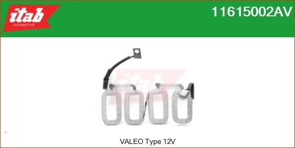 ITAB AUTOMOTIVE 11615002AV - Inducteur, démarreur cwaw.fr