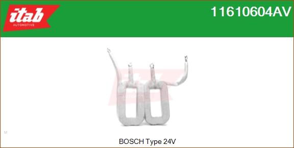 ITAB AUTOMOTIVE 11610604AV - Inducteur, démarreur cwaw.fr