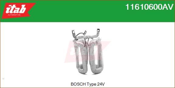 ITAB AUTOMOTIVE 11610600AV - Inducteur, démarreur cwaw.fr