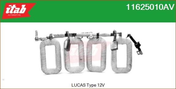 ITAB AUTOMOTIVE 11625010AV - Inducteur, démarreur cwaw.fr