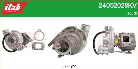 ITAB AUTOMOTIVE 24052028KV - Turbocompresseur, suralimentation cwaw.fr