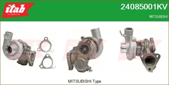 ITAB AUTOMOTIVE 24085001KV - Turbocompresseur, suralimentation cwaw.fr