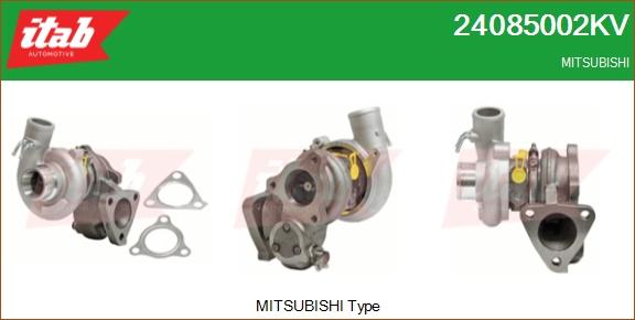 ITAB AUTOMOTIVE 24085002KV - Turbocompresseur, suralimentation cwaw.fr