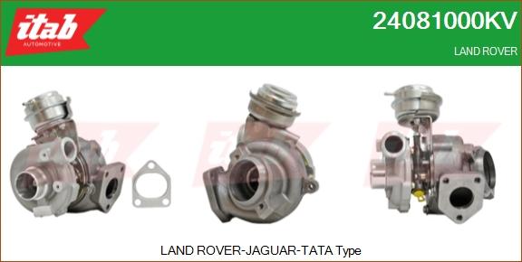 ITAB AUTOMOTIVE 24081000KV - Turbocompresseur, suralimentation cwaw.fr