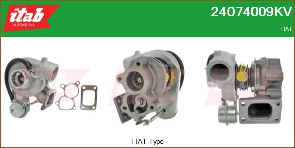 ITAB AUTOMOTIVE 24074009KV - Turbocompresseur, suralimentation cwaw.fr