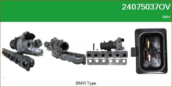 ITAB AUTOMOTIVE 24075037OV - Turbocompresseur, suralimentation cwaw.fr