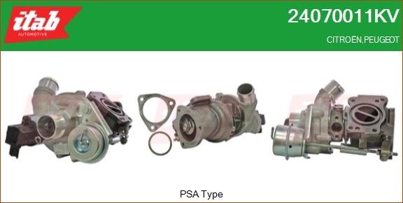 ITAB AUTOMOTIVE 24070011KV - Turbocompresseur, suralimentation cwaw.fr