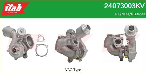 ITAB AUTOMOTIVE 24073003KV - Turbocompresseur, suralimentation cwaw.fr