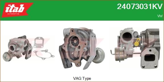 ITAB AUTOMOTIVE 24073031KV - Turbocompresseur, suralimentation cwaw.fr