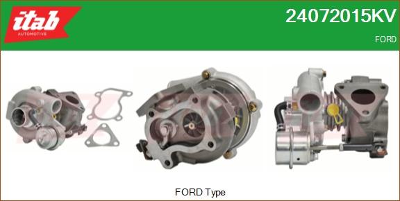 ITAB AUTOMOTIVE 24072015KV - Turbocompresseur, suralimentation cwaw.fr