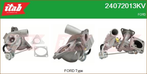 ITAB AUTOMOTIVE 24072013KV - Turbocompresseur, suralimentation cwaw.fr