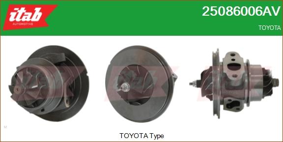 ITAB AUTOMOTIVE 25086006AV - Carter central, compresseur cwaw.fr