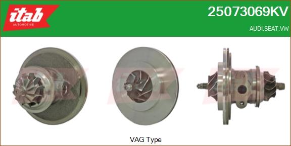 ITAB AUTOMOTIVE 25073069KV - Carter central, compresseur cwaw.fr