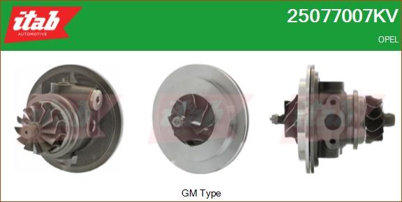 ITAB AUTOMOTIVE 25077007KV - Carter central, compresseur cwaw.fr