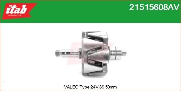 ITAB AUTOMOTIVE 21515608AV - Rotor, alternateur cwaw.fr