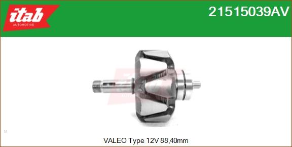 ITAB AUTOMOTIVE 21515039AV - Rotor, alternateur cwaw.fr