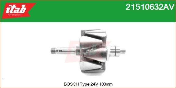 ITAB AUTOMOTIVE 21510632AV - Rotor, alternateur cwaw.fr