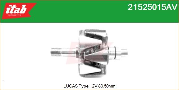 ITAB AUTOMOTIVE 21525015AV - Rotor, alternateur cwaw.fr