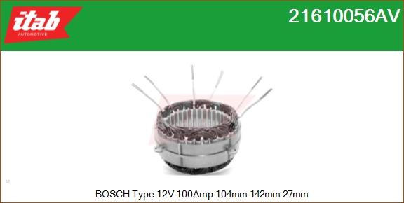 ITAB AUTOMOTIVE 21610056AV - Stator, alternateur cwaw.fr