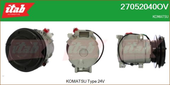 ITAB AUTOMOTIVE 27052040OV - Compresseur, climatisation cwaw.fr