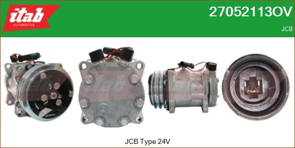 ITAB AUTOMOTIVE 27052113OV - Compresseur, climatisation cwaw.fr