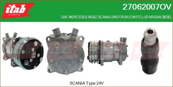 ITAB AUTOMOTIVE 27062007OV - Compresseur, climatisation cwaw.fr