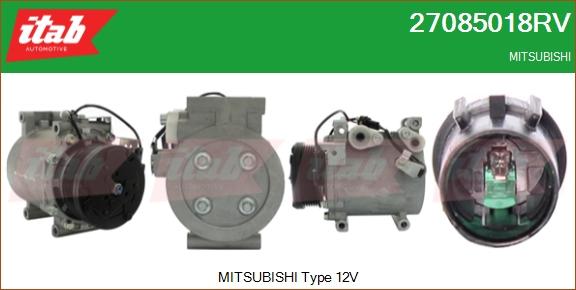 ITAB AUTOMOTIVE 27085018RV - Compresseur, climatisation cwaw.fr