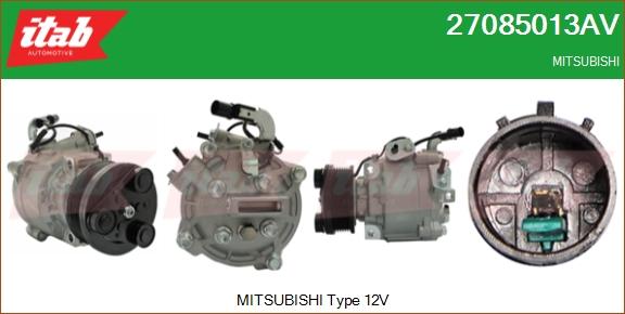 ITAB AUTOMOTIVE 27085013AV - Compresseur, climatisation cwaw.fr