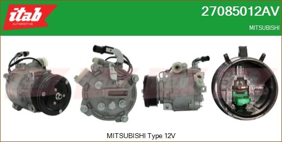ITAB AUTOMOTIVE 27085012AV - Compresseur, climatisation cwaw.fr