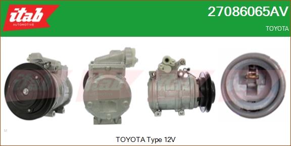 ITAB AUTOMOTIVE 27086065AV - Compresseur, climatisation cwaw.fr