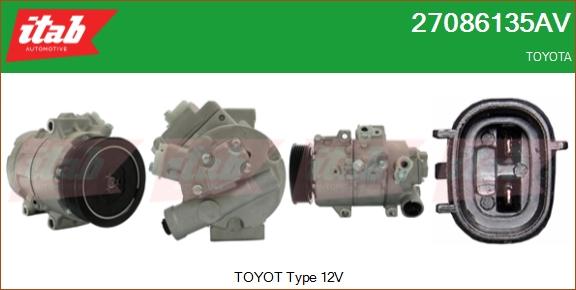 ITAB AUTOMOTIVE 27086135AV - Compresseur, climatisation cwaw.fr