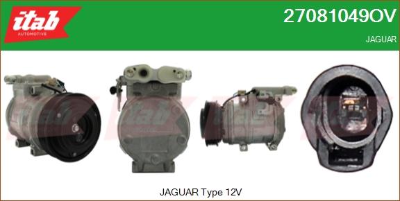 ITAB AUTOMOTIVE 27081049OV - Compresseur, climatisation cwaw.fr