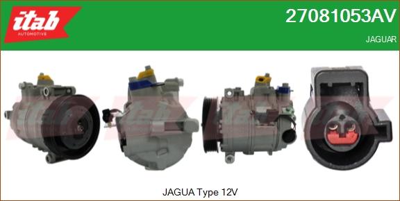 ITAB AUTOMOTIVE 27081053AV - Compresseur, climatisation cwaw.fr