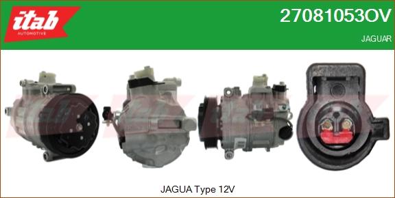 ITAB AUTOMOTIVE 27081053OV - Compresseur, climatisation cwaw.fr