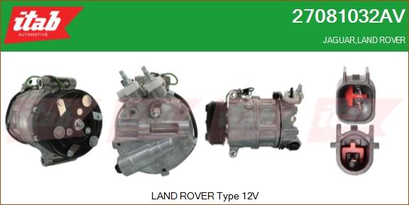 ITAB AUTOMOTIVE 27081032AV - Compresseur, climatisation cwaw.fr