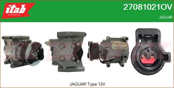 ITAB AUTOMOTIVE 27081021OV - Compresseur, climatisation cwaw.fr
