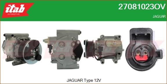 ITAB AUTOMOTIVE 27081023OV - Compresseur, climatisation cwaw.fr