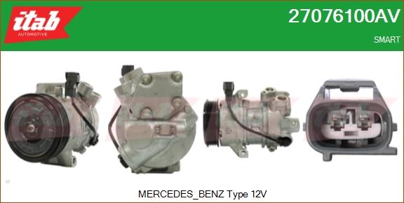 ITAB AUTOMOTIVE 27076100AV - Compresseur, climatisation cwaw.fr