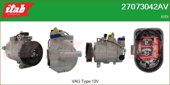 ITAB AUTOMOTIVE 27073042AV - Compresseur, climatisation cwaw.fr