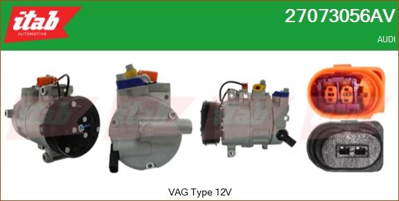 ITAB AUTOMOTIVE 27073056AV - Compresseur, climatisation cwaw.fr