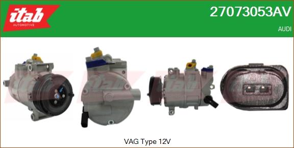 ITAB AUTOMOTIVE 27073053AV - Compresseur, climatisation cwaw.fr