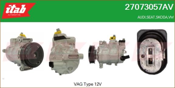 ITAB AUTOMOTIVE 27073057AV - Compresseur, climatisation cwaw.fr