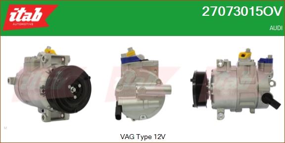 ITAB AUTOMOTIVE 27073015OV - Compresseur, climatisation cwaw.fr