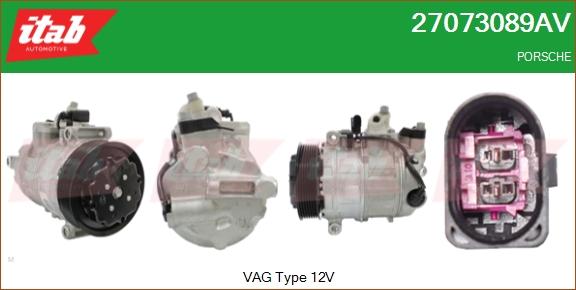 ITAB AUTOMOTIVE 27073089AV - Compresseur, climatisation cwaw.fr