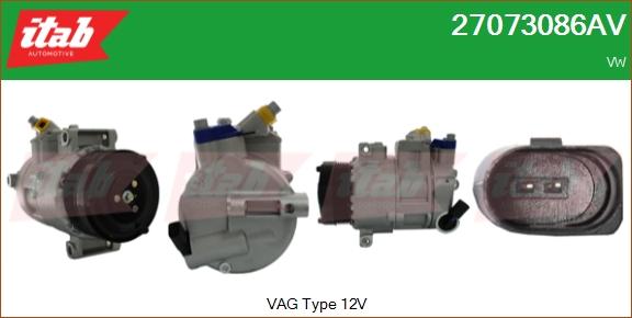 ITAB AUTOMOTIVE 27073086AV - Compresseur, climatisation cwaw.fr