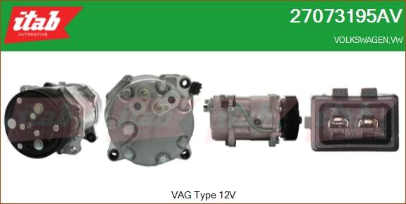 ITAB AUTOMOTIVE 27073195AV - Compresseur, climatisation cwaw.fr