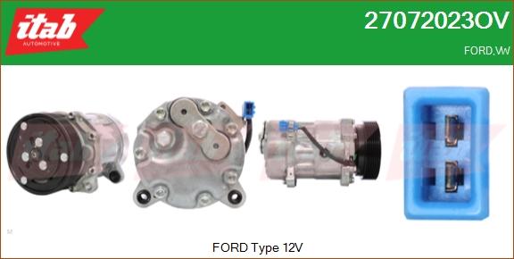 ITAB AUTOMOTIVE 27072023OV - Compresseur, climatisation cwaw.fr