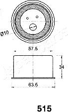 Japanparts BE-515 - Tendeur de courroie, courroie de distribution cwaw.fr