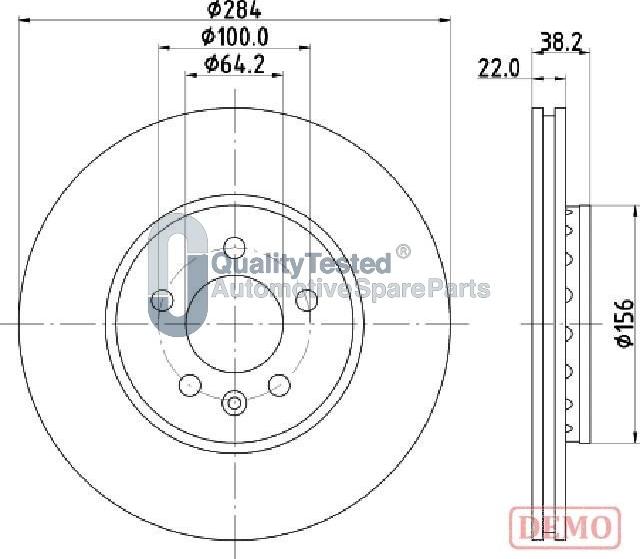 Japanparts DI442JM - Disque de frein cwaw.fr